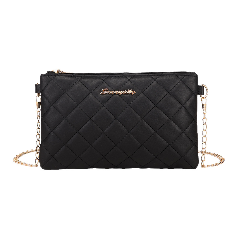 2024 nueva moda S sobre bolso de moda simple bolso de hombro bolso de cadena de diamante sólido bolso