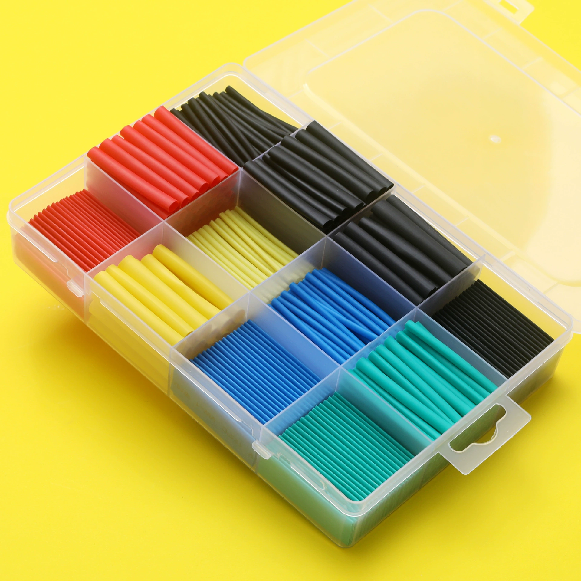 Источник фабрики 530PCS термоусадочный трубчатый втулка в штучной изоляции втулка клеммная трубка Apple Android кабель для защиты данных