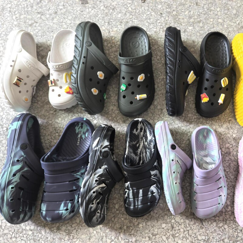 Rubber and plastic home men's slippers couple floor mop women's thick bottom couple wholesale cool bathroom mop inventory processing