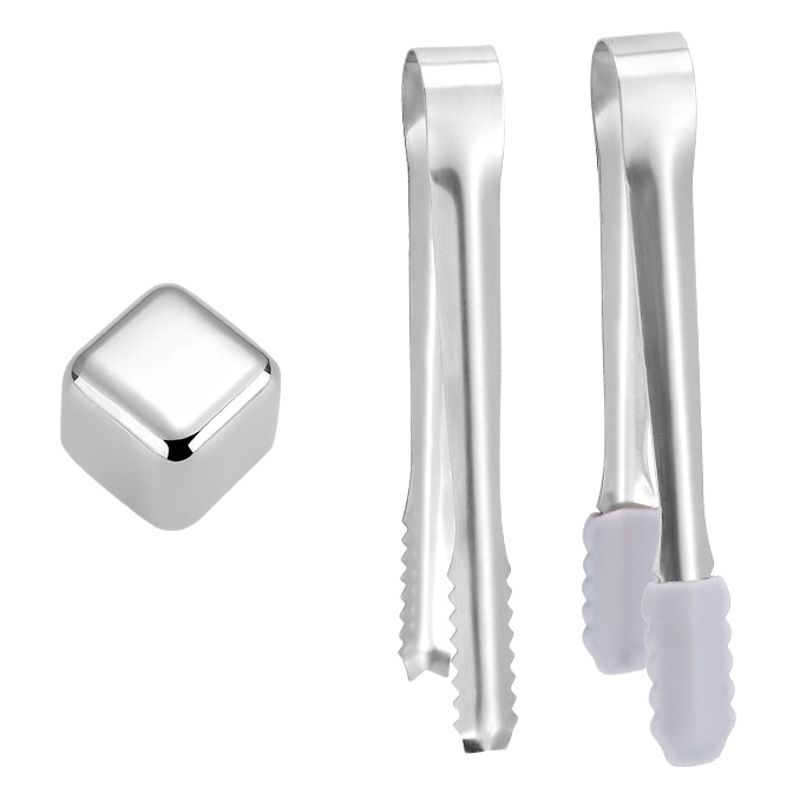 304 Stainless Steel Ice Capsuless Metal Quick-Frozen Ice Tartar Set Bar Red Wine Whiskey Iced Ice Wine Set