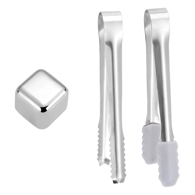 304 Нержавеющая сталь Ледяное зерно Металл Быстрозамороженное ледяное вино Каменный костюм Бар Винный виски Ice Cube Винный набор