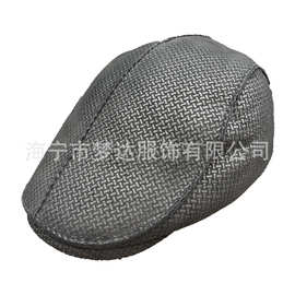 厂家直销真皮男士前进帽秋冬新款皮毛一体保暖护耳鸭舌帽中老年帽