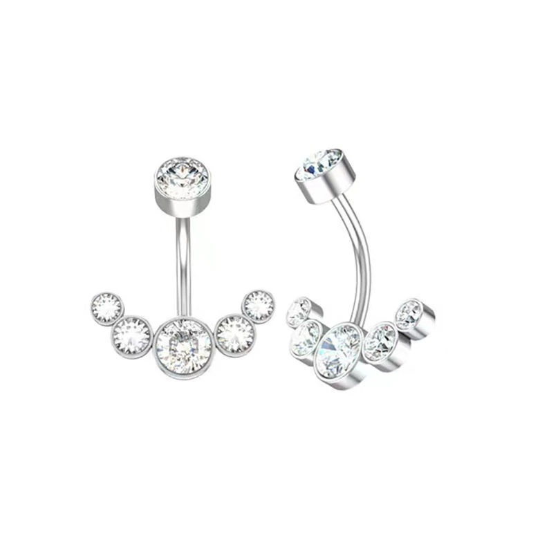 Physiological belly button piercing stainless steel, European style, wholesale