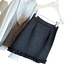 ���W�W�ǿ����Ӱ���ȹŮ 2026�ﶬ�¿�ľ��߅ȹ�[a�ְ���ë�ض�ȹ