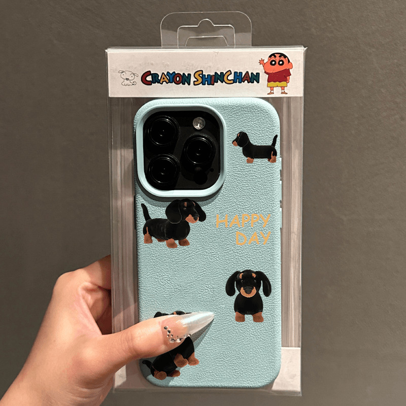 Dachshund Is Suitable for Apple 16 Mobile Phone Case Iphone15/14 Pebbled Pattern 13 Fresh 12 Simple 11 Creative X Dachshund Is Suitable for Apple 16 Mobile Phone Case Iphone15/14 Pebbled Pattern 13 Fresh 12 Simple 11 Creative X