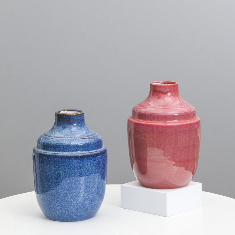 Moderno minimalista casa decoración suave sala de estar decoración Europea ins Estilo Casa pasillo mesa de comedor decoración arte flor Ware