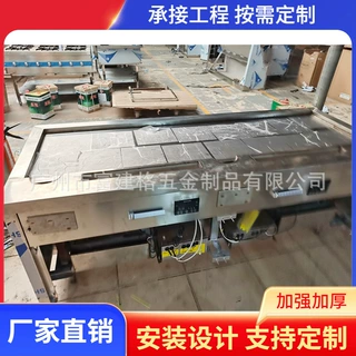铁板烧铁板商用日式牛排烤肉圆形电扒炉设备商用大型法式炒饭