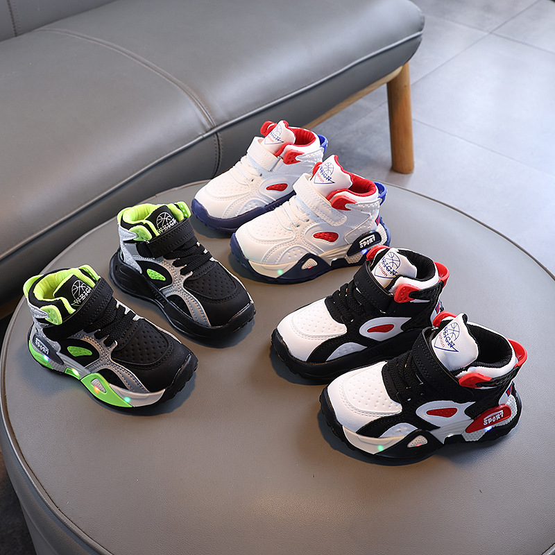 Children's Versatile Luminous Non-Slip Sports Shoes 2025 Autumn Casual Shoes for Boys and Girls, Lightweight Breathable Shoes for Kids