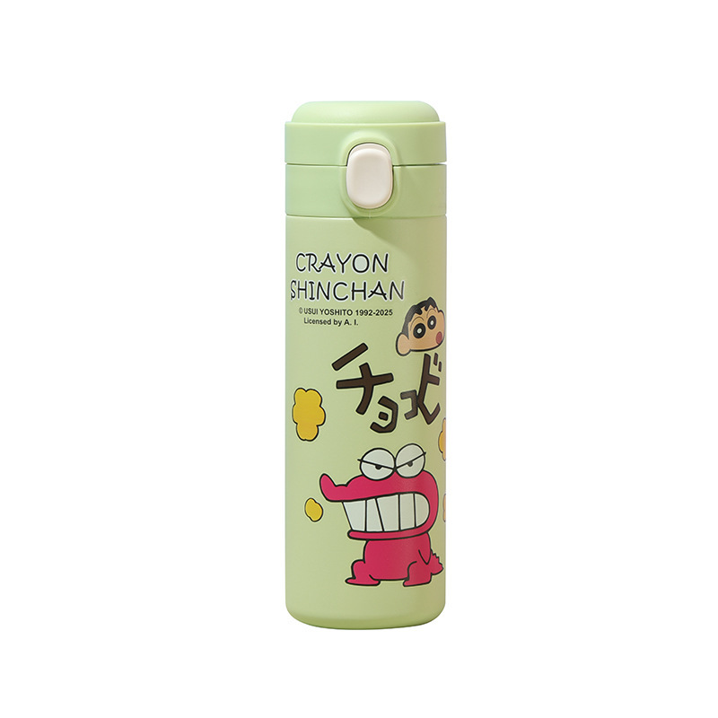 2025 新クレヨンしんちゃん 304 ステンレス鋼高価値漫画かわいいポータブルミルクバウンス魔法瓶カップ|undefined