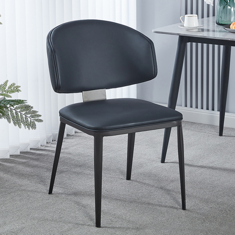 Silla de comedor moderna y simple silla de comedor de lujo ligera silla de comedor silla de mahjong confortable silla de recepción silla de hotel