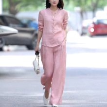 2025轻奢时尚韩版气质百搭春季休闲潮流轻奢洋气减龄显瘦两件套女