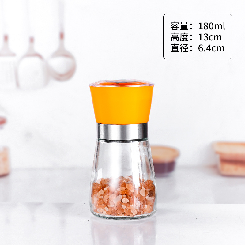 胡椒研磨器碾碎器手动胡椒粉研磨器调料瓶研磨瓶厨房花椒黑胡椒粒|undefined