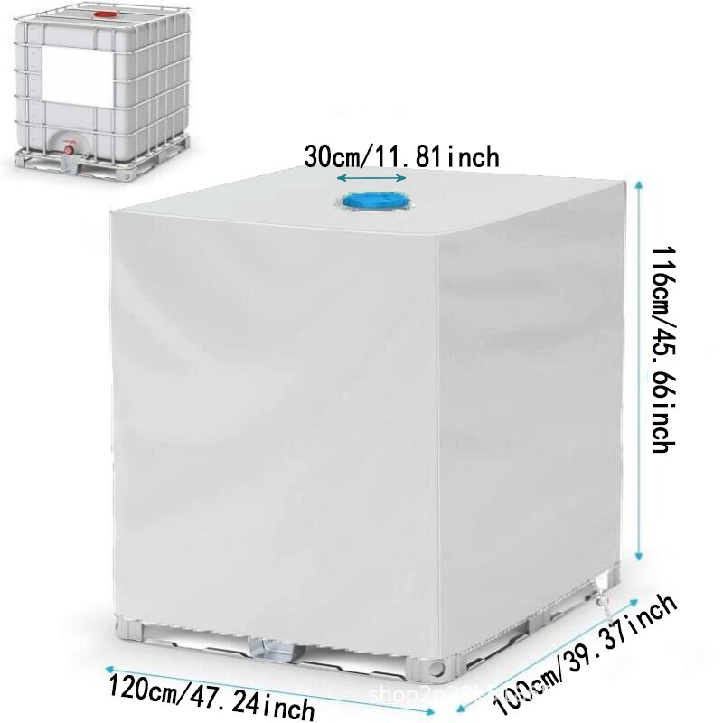 国境を越えた人気の屋外水タンクカバー防水防塵断熱工場は IBC トンバレルカバー 1000L を製造できます|undefined
