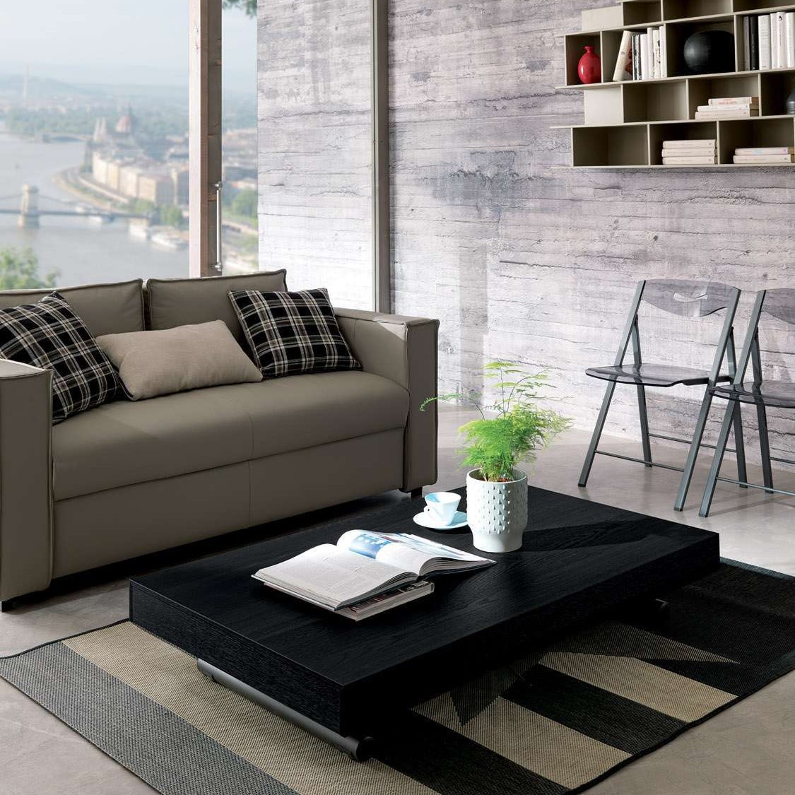 Mesa de comedor dos en uno mesa de centro sala de estar hogar apartamento pequeño elevador mesa baja 2024 nuevo rectángulo retráctil