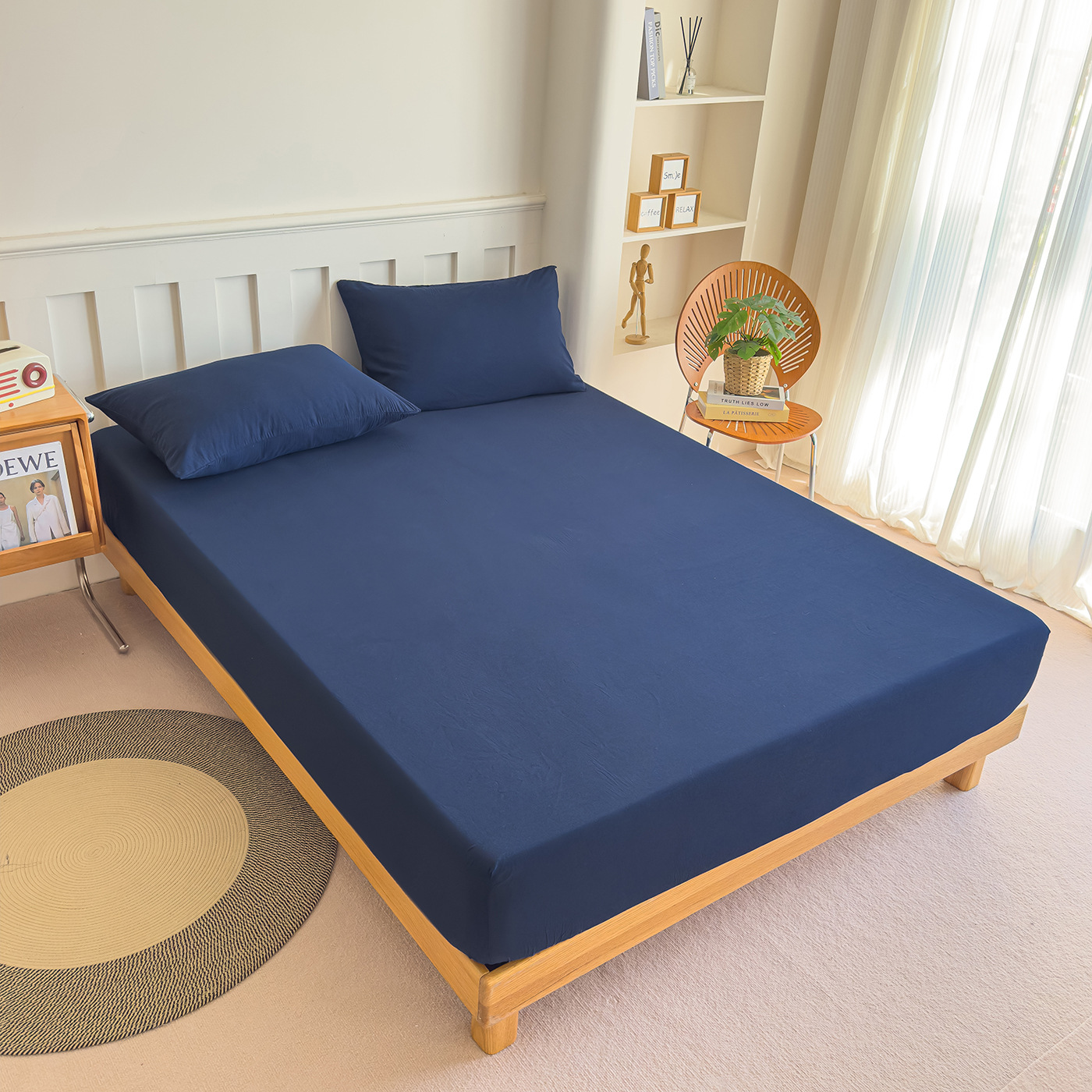 Cross-border engrosamiento cama abrasiva cama cama cama cama cubierta de lavado al por mayor estera cubierta protectora Memons pintura caliente personalizada fábrica de fuente image 7