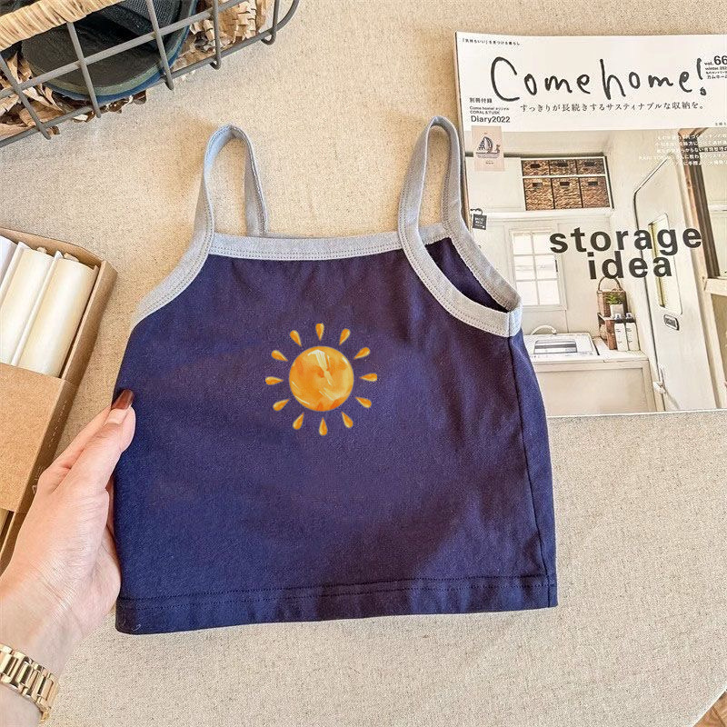 진한 파란색 태양