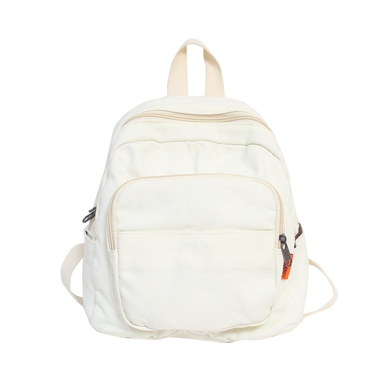 Mochila escolar japonesa ins femenino 2022 nueva mochila de lona lavada simple