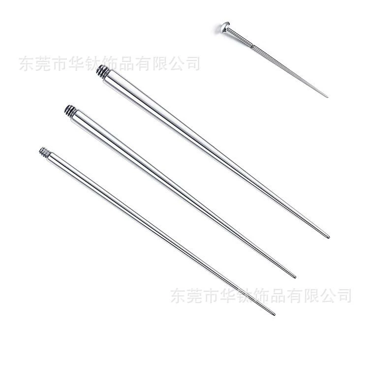 Направляющая для проколов из нержавеющей стали, игла, направляющий стержень, игла с резьбой для проколов, одноразовая тяговая игла, вспомогательная игла, инструмент