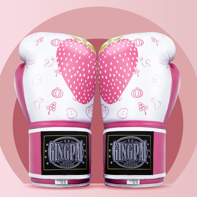 Women's Boxing Gloves Children Adult Professional Fighting Muay Thai Sanda Training Breathable Boxing Gloves Sand Bag Equipment