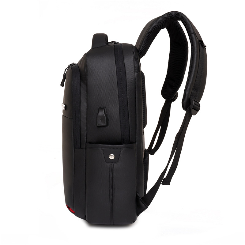 商务休闲双肩包男款大容量防泼水背包双肩包短途旅行出差包电脑包
