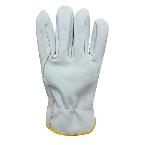 Sheepskin two-layer welding gloves, wear-resistant, anti-scalding, heat-insulating, soft welding, durable protective labor insurance short gloves for welders