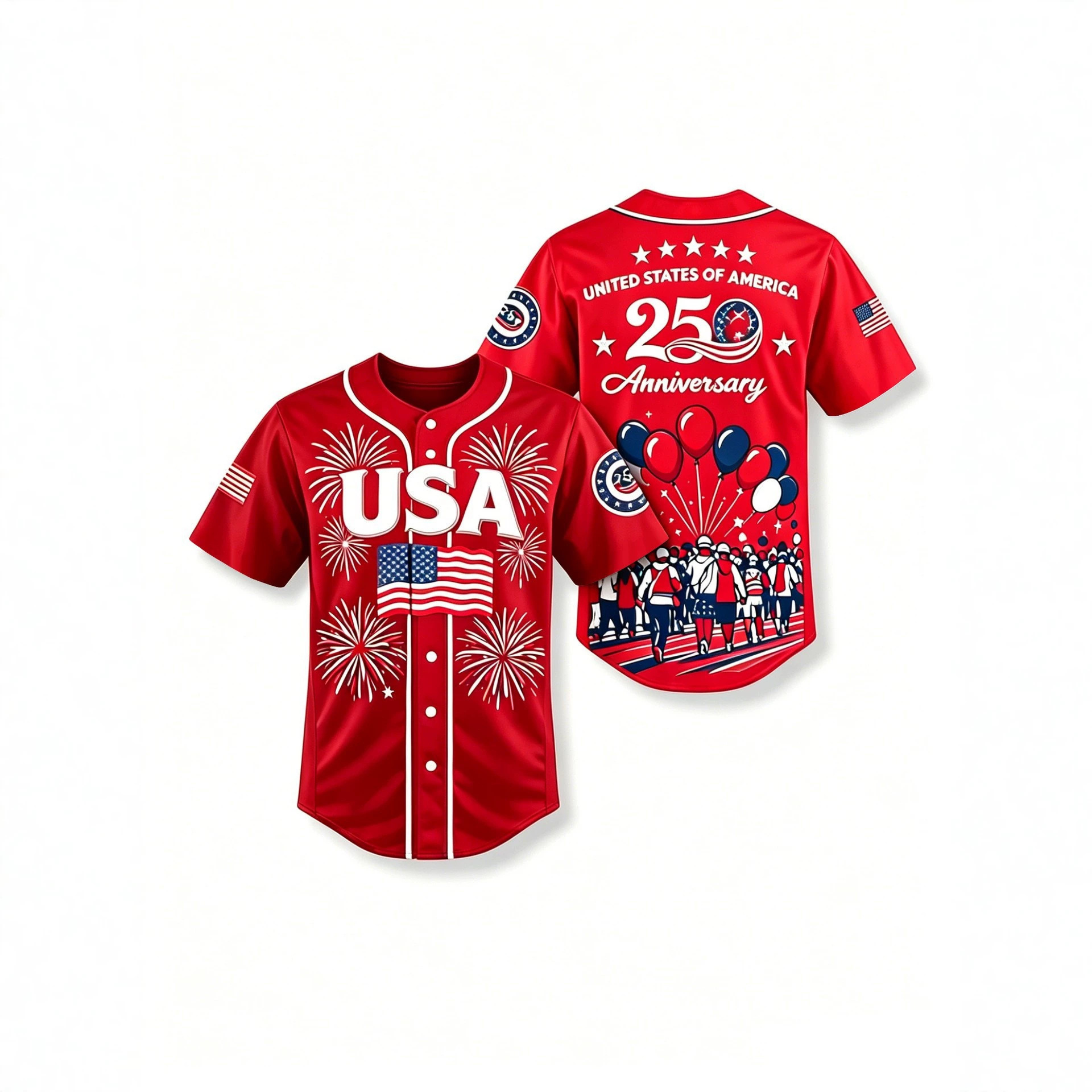 26 Summer New American Style 3D Digital Print Baseball Short-Sleeve Cardigan Casual Sporty Loose Personalized Fashion Top