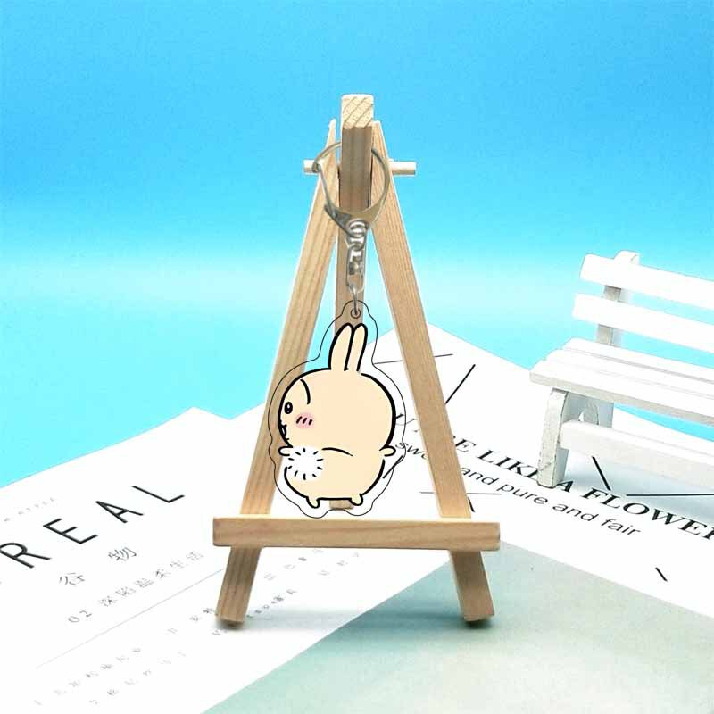 chiikawa ジイカワ ハチ小八 ins 漫画かわいいランドセル小さなペンダントアクリルキーホルダー|undefined