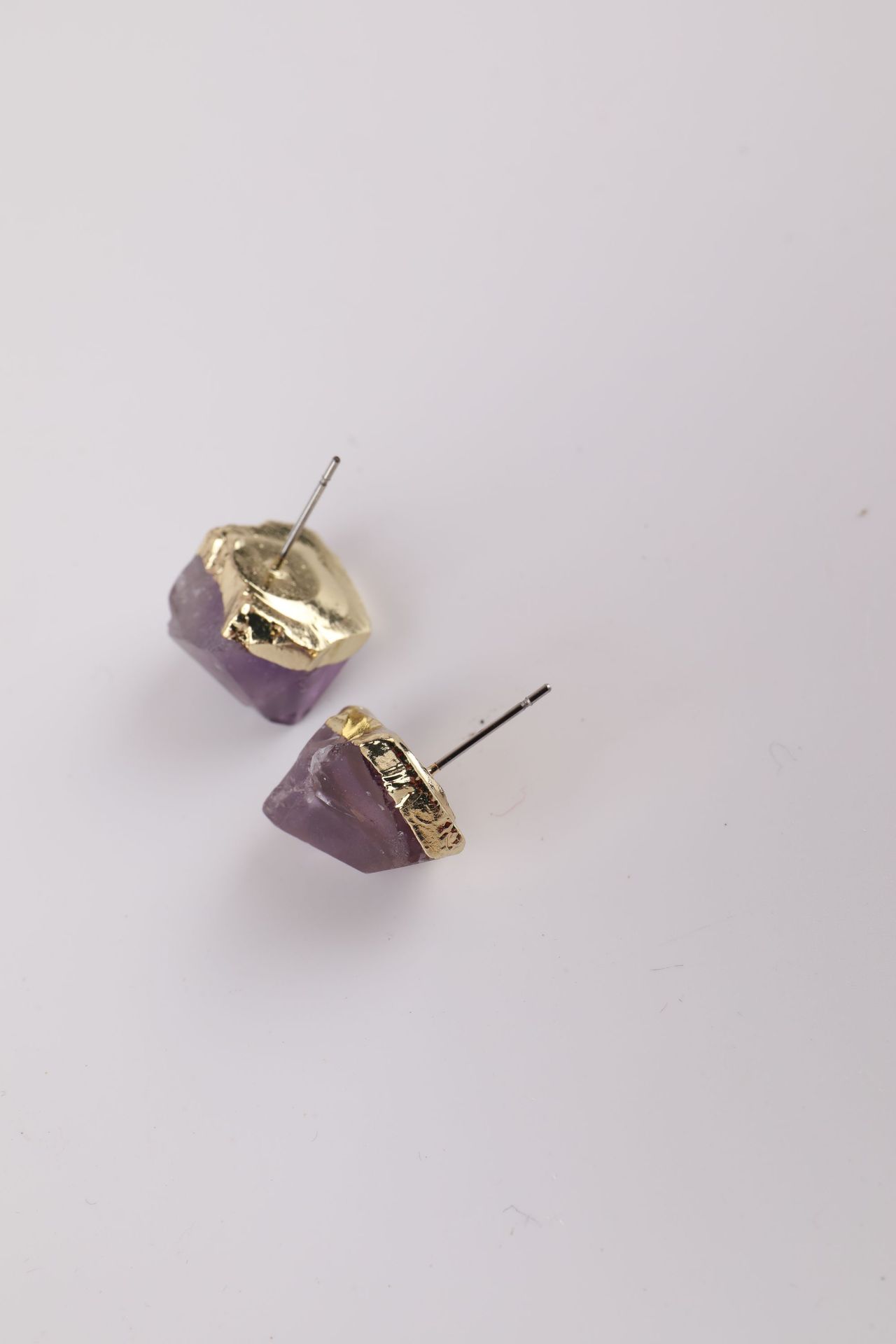 9g Weight 301 Stainless Steel Ear Needle Material Ear Studs Classification 1 Pair Quantity Holiday, Banquet Occasion Crystal Material Geometric Pattern Unisex Gender Plating Design Casual, Elegant, Lady Style 1 Pair Casual Elegant Lady Geometric Plating Crystal Ear Studs 无