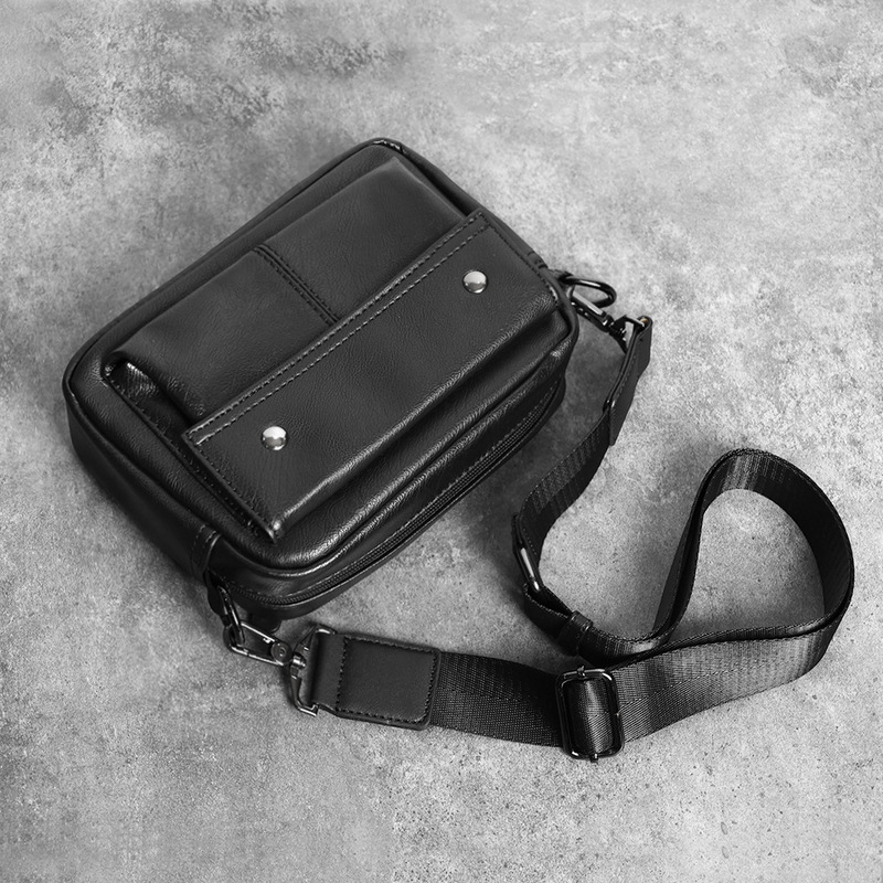2024 New Men's Shoulder Bag Fashionable Brand Fashion Leather Sports Casual Crossbody Bag Korean Style Small Satchel Bag for Youth 2024 New Men's Shoulder Bag Fashionable Brand Fashion Leather Sports Casual Crossbody Bag Korean Style Small Satchel Bag for Youth