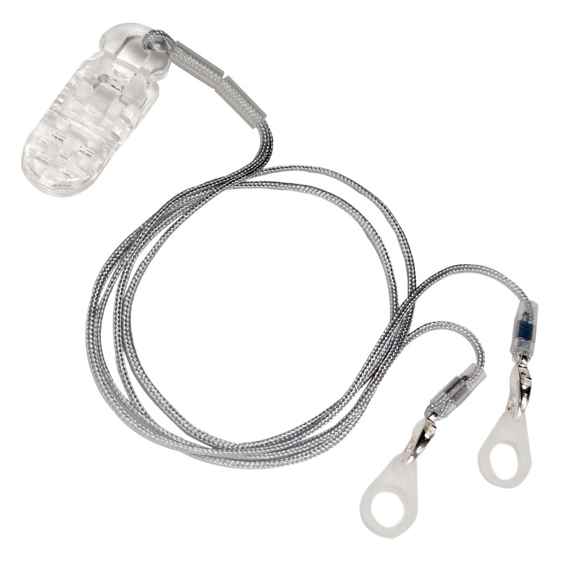 Audífono cuerda anti-Perdida hilo de nylon oreja de edad avanzada máquina de espalda cordón anti-caída artefacto binaural clip fijo anillo de silicona protección