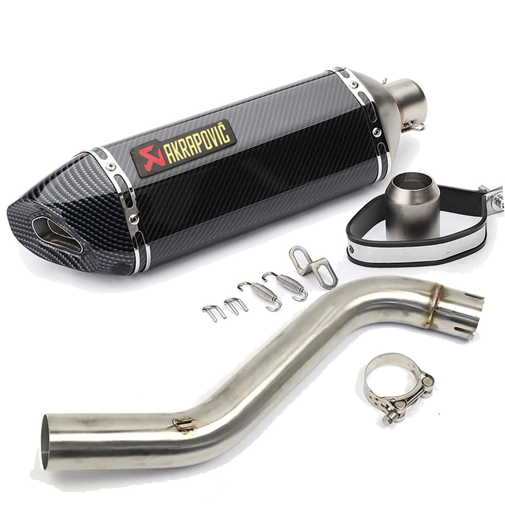 Motorcycle modified exhaust pipe fried street double exhaust Benali Huanglong 600/TNT600/BJ600 lossless