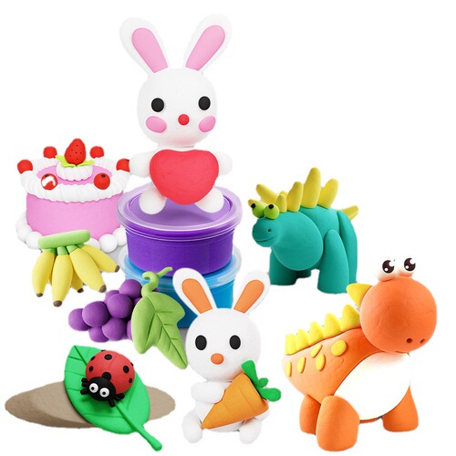 Ultra-light clay children's environmentally friendly colored clay 24-color plasticine space light clay kindergarten 36 handmade diy toys