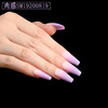 Purple nail stickers for manicure, fake nails, glue, 24 pieces, European style, ready-made product