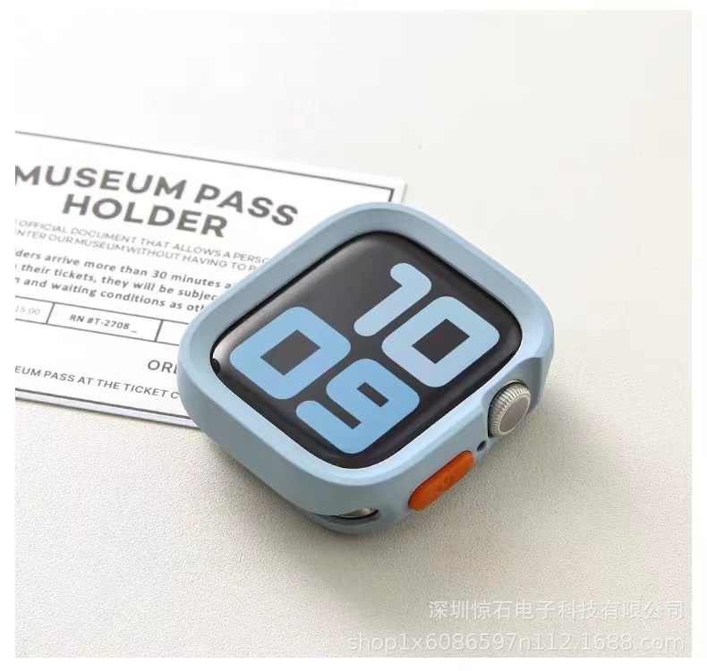 ApplewatchS10 Funda protectora ApplewatchS10 Caja de reloj galvanizado TPU Funda protectora iwatch ligera