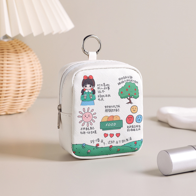 Nueva bolsa de cambio para mujeres, bolsas de tarjetas compactas para estudiantes, bolsas de monedas para niñas, lindas mini bolsas, auriculares