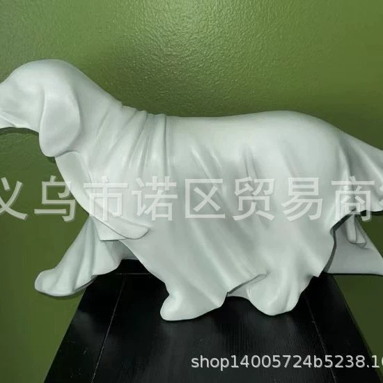 Кросс-бордер новый продукт призрачная собака статус Halloween призрачная светящаяся собака резиновая статуя Halloween декор