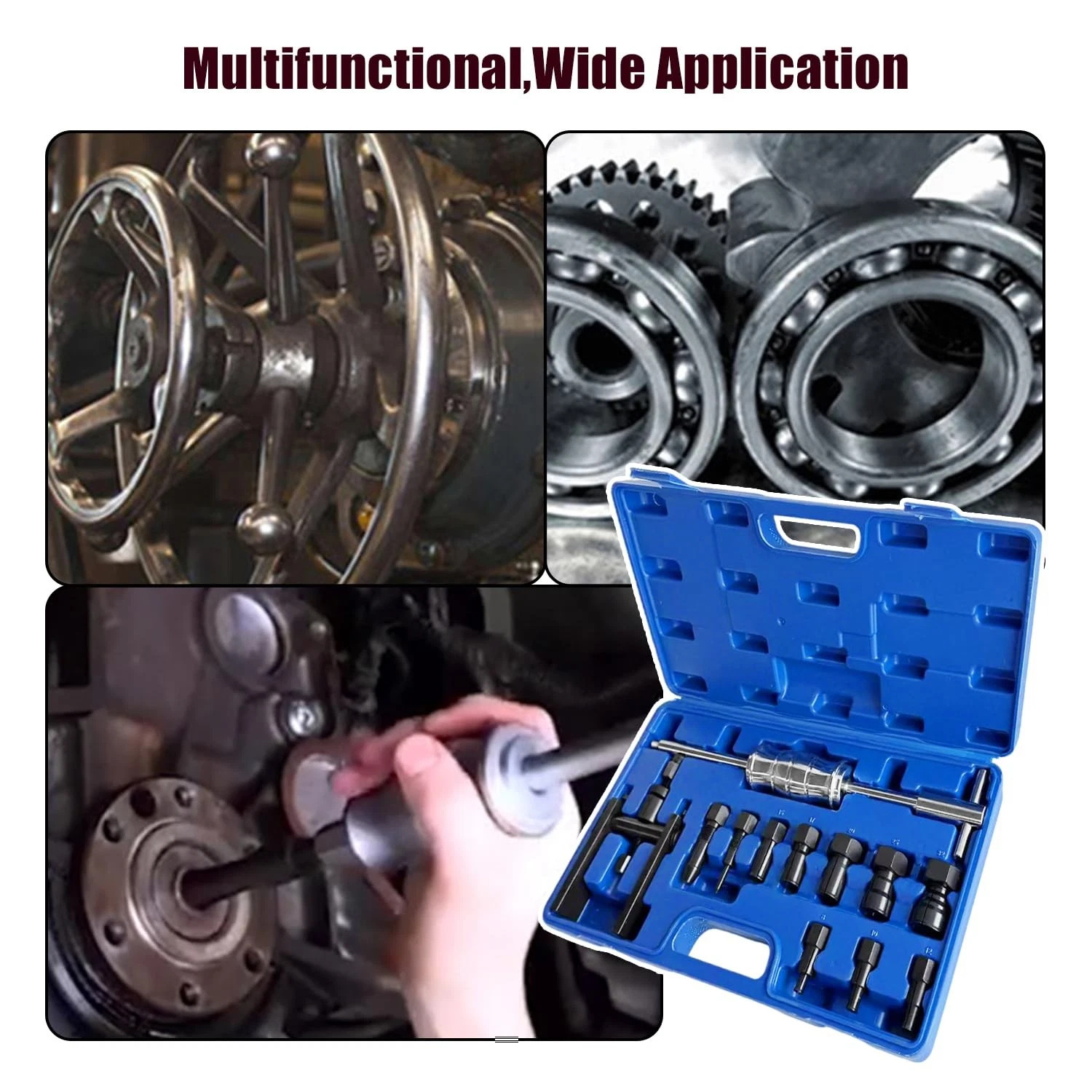 Bearing Puller Tool for Removing Inner Bearings from Motorcycle Wheel Hubs