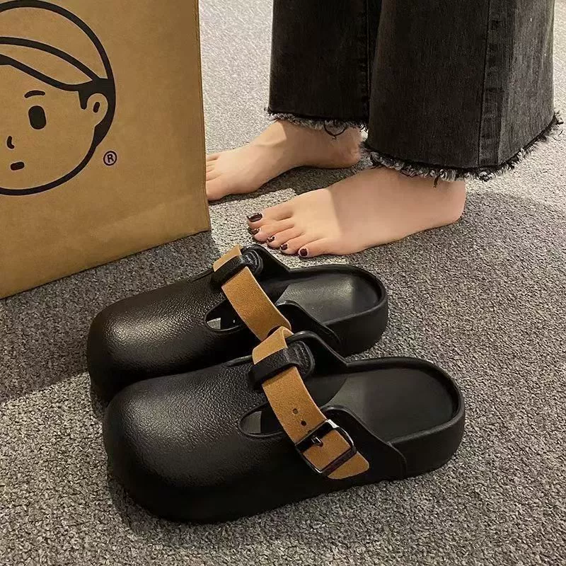 Женские сабо Baotou закрытые, в стиле Birkenstock, водонепроницаемые и комфортные, размеры 36–41
