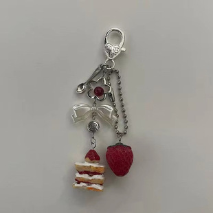 Beaded bracelet, fashionable fork, pendant, card book, mobile phone, brand strap, DIY