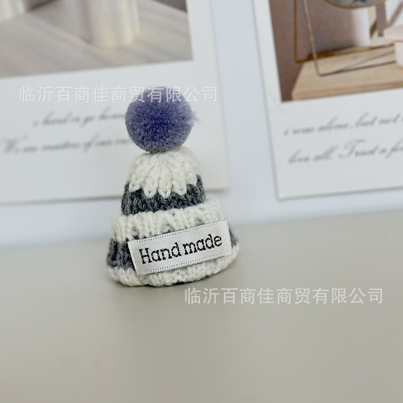 迷你毛线帽子卡通玩偶公仔娃娃装饰毛线帽子配件diy毛线帽子配件|undefined