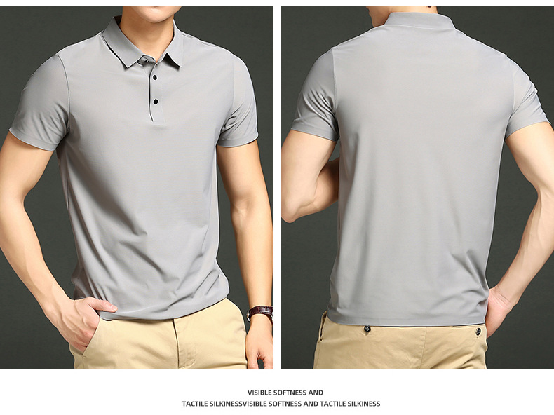Ice Silk Polo Shirt
