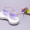 Sunglasses heart shaped from pearl, marine brand cute glasses heart-shaped, European style