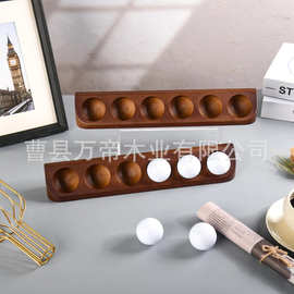 木制高尔夫球收藏展示架分格收纳陈列架置物架客厅桌面装饰摆件