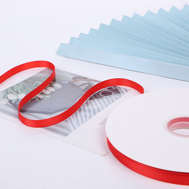 Suministro directo de fábrica 0,3 cm-5cm hilo grueso cinturón ropa textiles para el hogar Accesorios embalaje gran Cinta Roja al por mayor