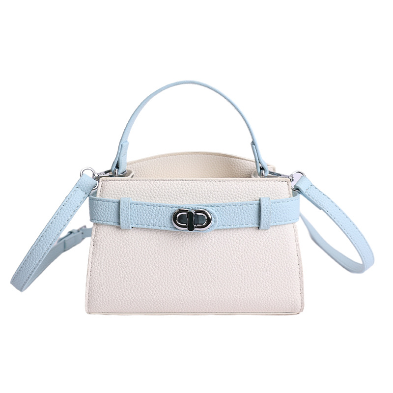 Este año, la moda de Kelly 2026 nuevo estilo femenino de estilo de viaje de moda de color contraste de hombro único bolso de tramo inclinado