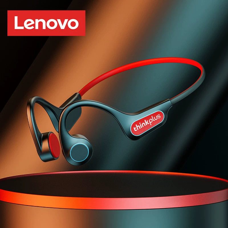 Наушники с костной проводимостью Lenovo ThinkPlus X3 Pro – Bluetooth 5.0, IP56, без вкладыша в ухо, черно-красные или бело-серые