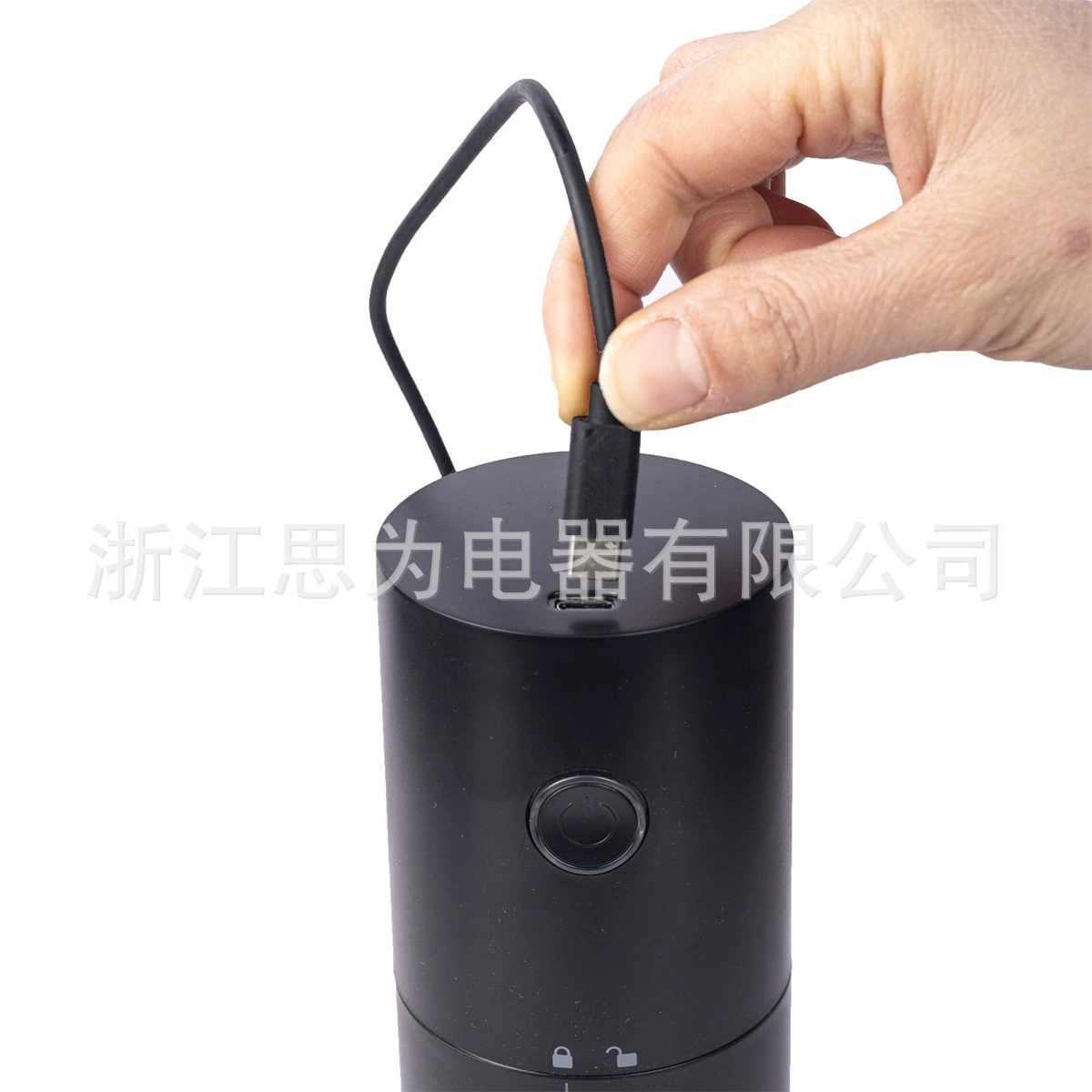 Источник фабрика USB электр grinder кофе портативный кофемолка регулируемая Rechargeable кофемолка