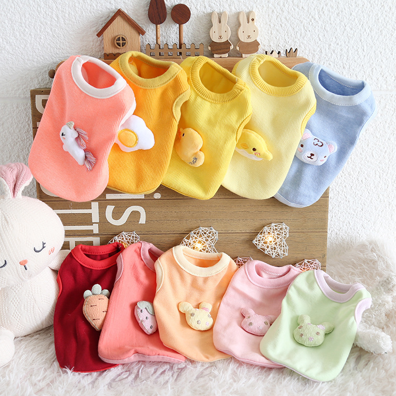 Petstyle Four Seasons Cartoon Milk Dog Coat Loving Puppy Puppy Cat Coat Newborn Cat