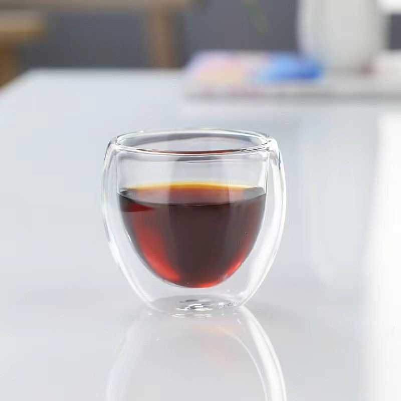 Taza de Té de Doble Capa de Acero Inoxidable 304, Resistente al Calor, para Hogar y Oficina
