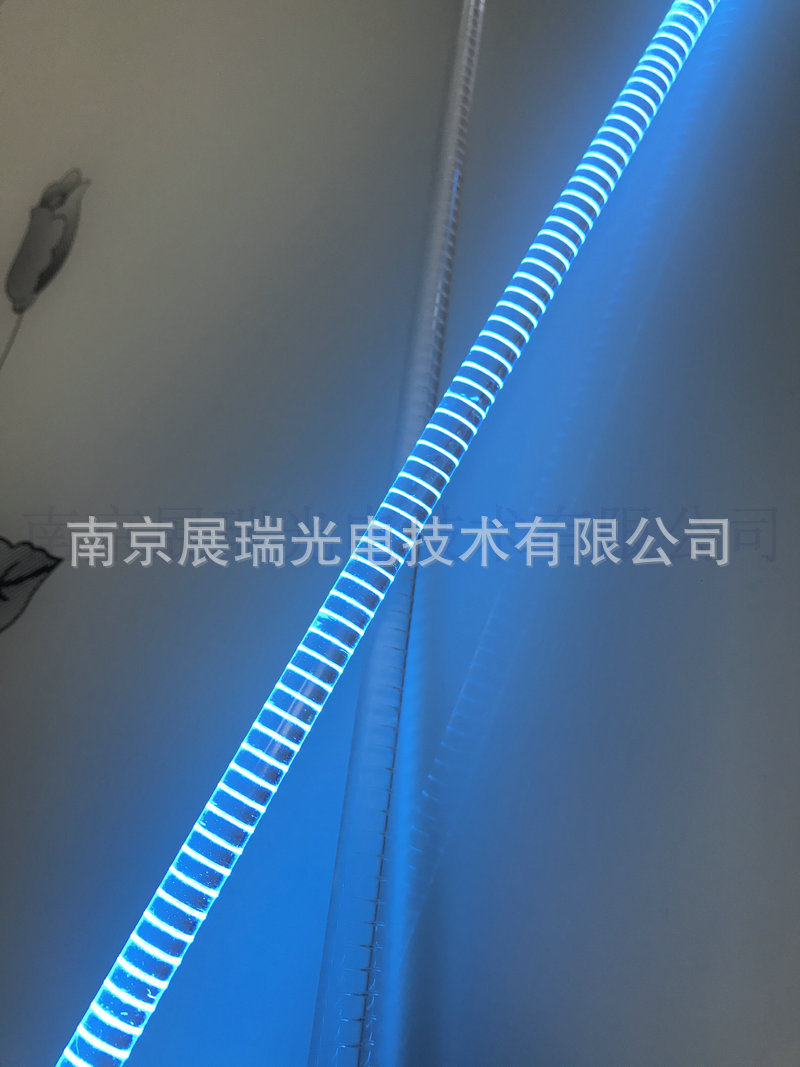 Acrylic scored light guide strip